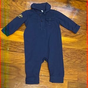 Ralph Lauren Navy inspired coverall outfit